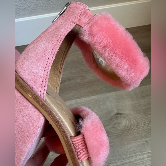 UGG Del Rey Fluff Heel in Pink - Picture 6 of 11